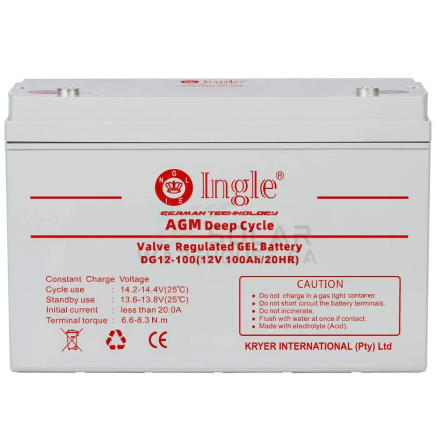 100AH 12V Solar Gel Battery